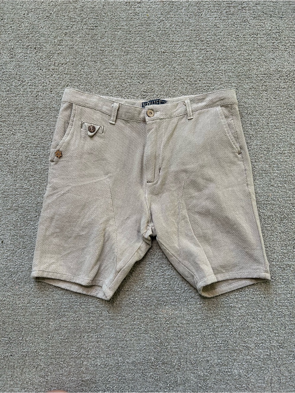Outfit Italy Brand Men’s Loose-fit Chino Shorts Size 46/M Made In Italy Designer